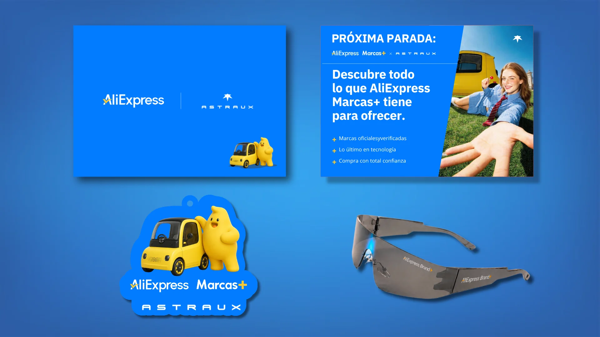 AliExpress Marcas+ x ASTRAUX 品牌联名物料合集